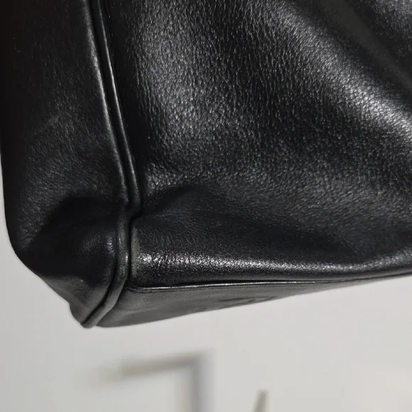 Paloma Picasso Black Shoulder Bag with Gold Logo - Picture 11 of 16